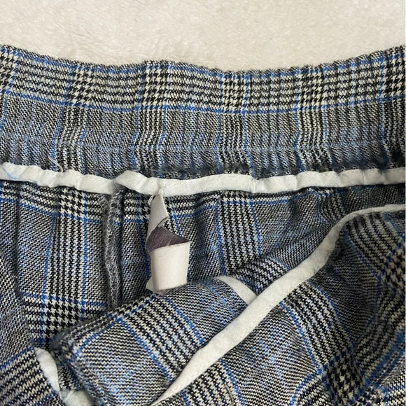 Tibi Cooper Prince Of Wales Checked Wool And Silk-blend Track Pants 28588 - Picture 10 of 15